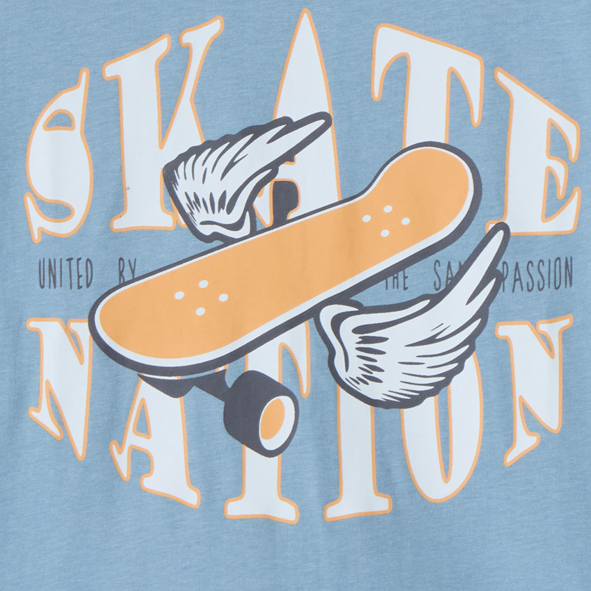 T-shirt manches courtes printé pour garçon 