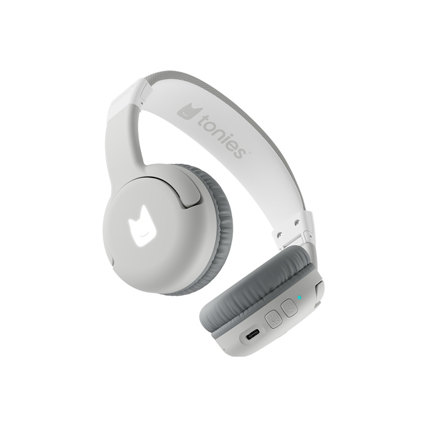 Casque Bluetooth pliable gris lune
