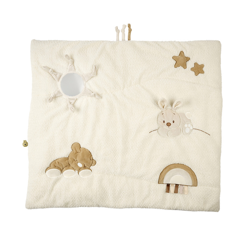 Tapis d'éveil avec arches - Teddy bouclette 