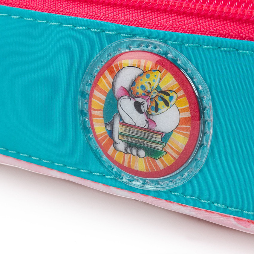Trousse avec pendentifs en silicone - Rose - Diddl 