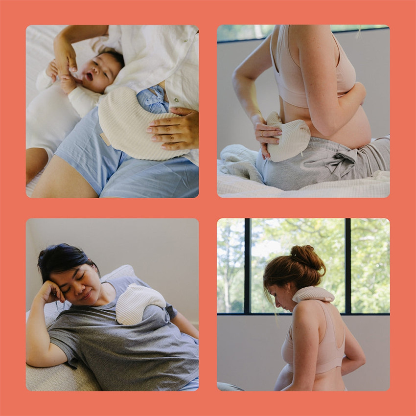 Bouillotte sèche Snoogy Mom Corduroy Sand 