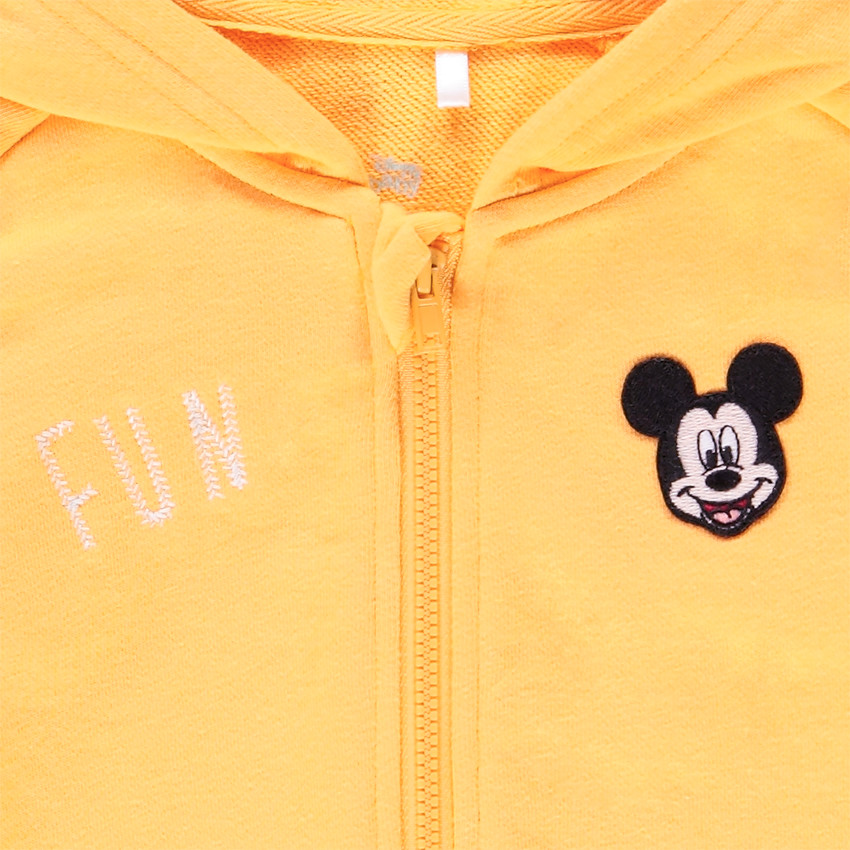 Gilet avec capuche en molleton Mickey Disney pour bébé garçon 
