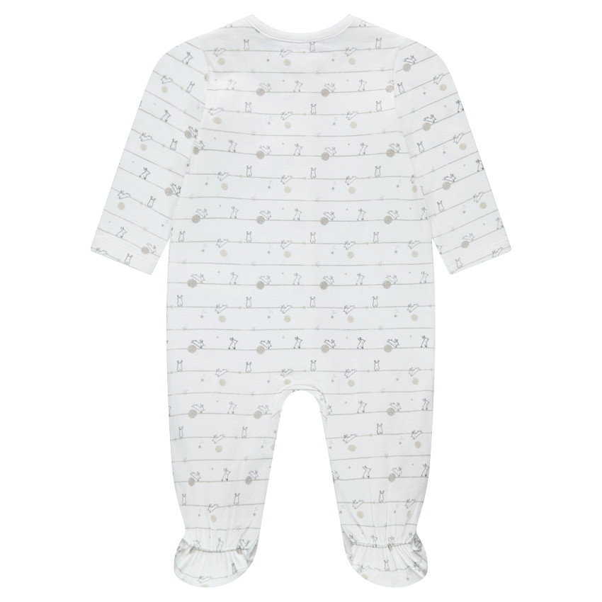 Dors-bien en jersey avec imprimé fantaisie all-over 