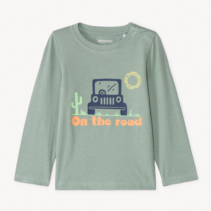 T-shirt manches longues printé pour bébé garçon