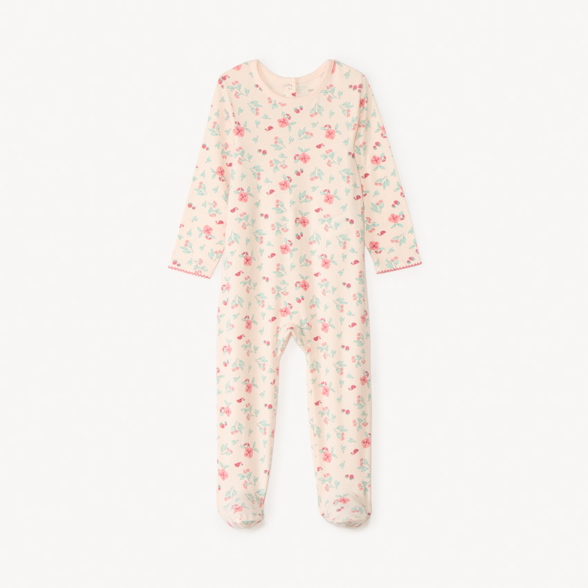 Lot de 3 dors-bien légers motif fantaisie printanier pour bébé fille (ouvertures différentes selon l'âge) 