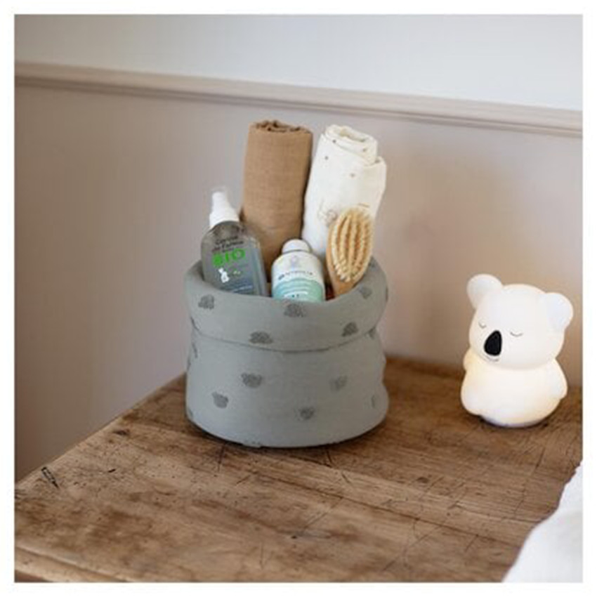 Corbeille de soin beauty case Honey Vert Argile 