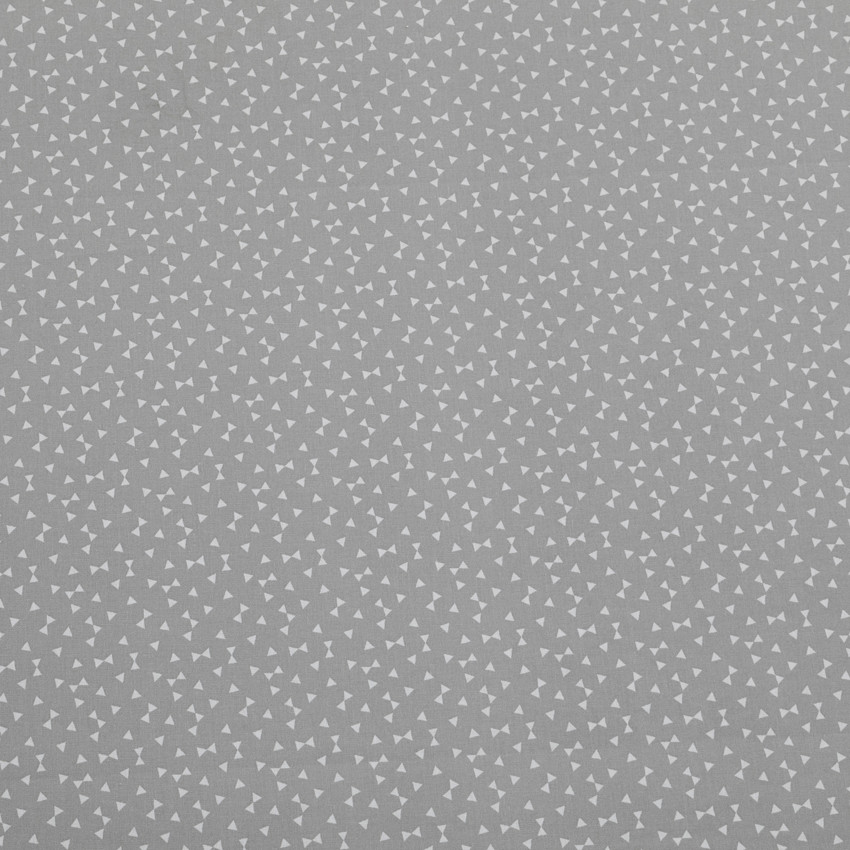 Matelas 60X120CM + plan incliné - Gris imprimé triangles 