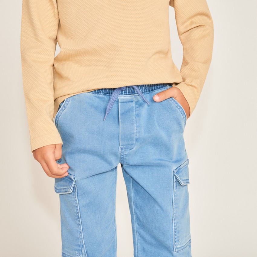 Jean jogger en denim pour garçon 