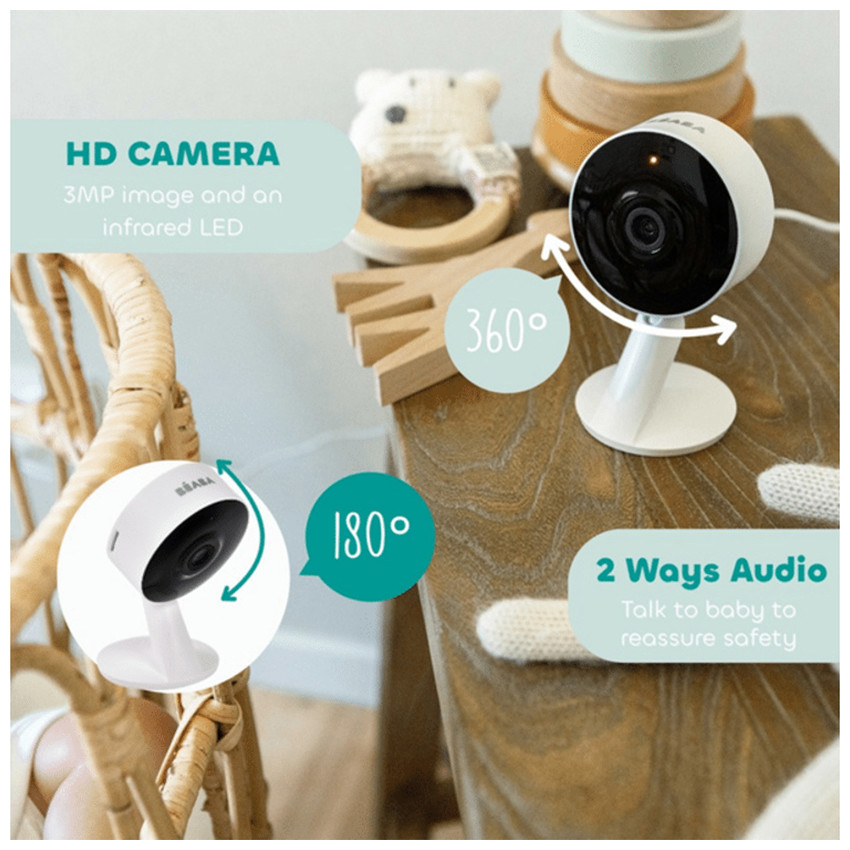 Babyphone Video Zen Connect Mini Blanc  