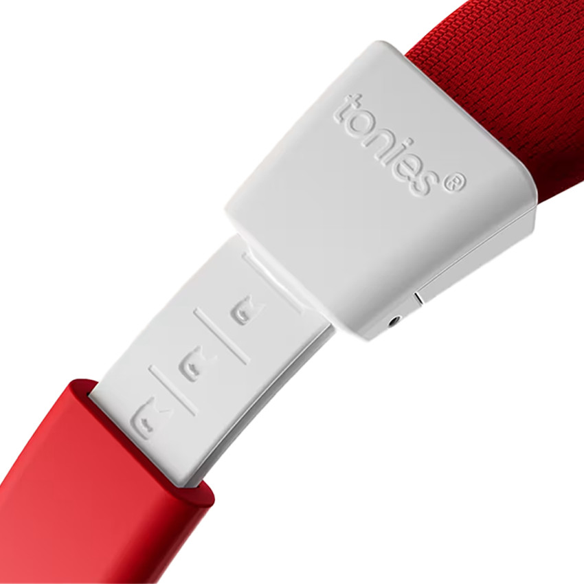 Casque Bluetooth pliable - rouge 