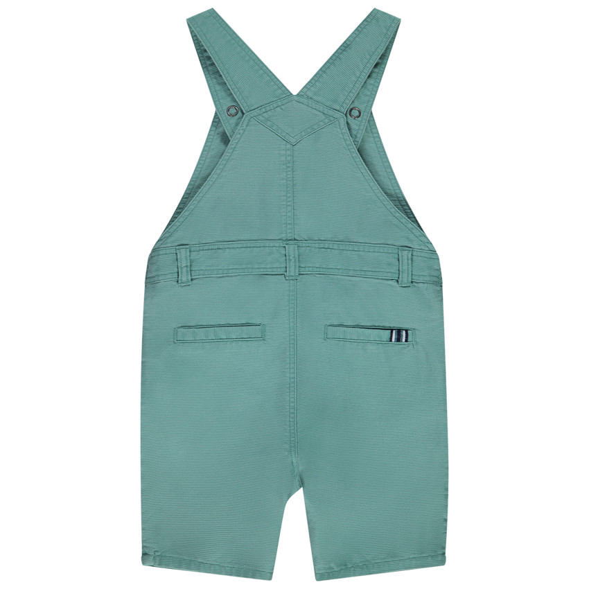 Salopette courte en coton armuré avec print palmier pour bébé garçon 