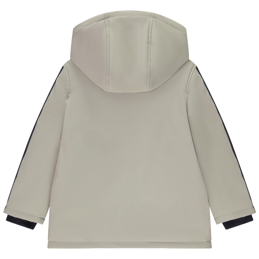 Parka gomme doublée effet color block pour garçon 