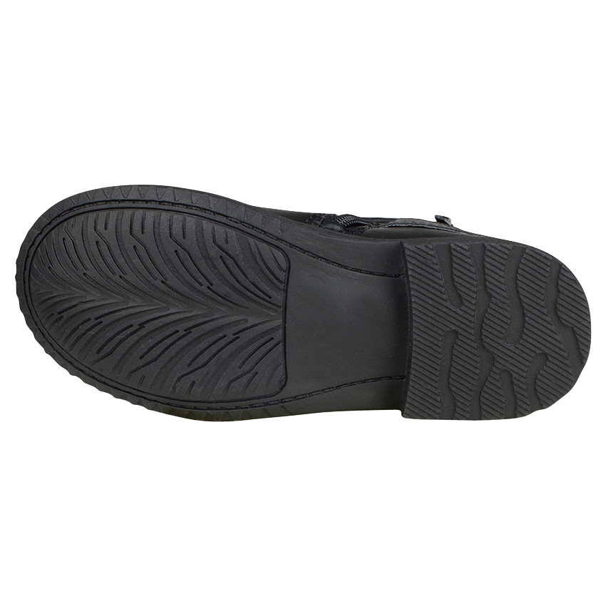 Bottes effet cuir avec boucles et strass du 24 au 27 