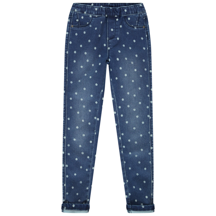 Jegging Denim fantaisie pour fille 