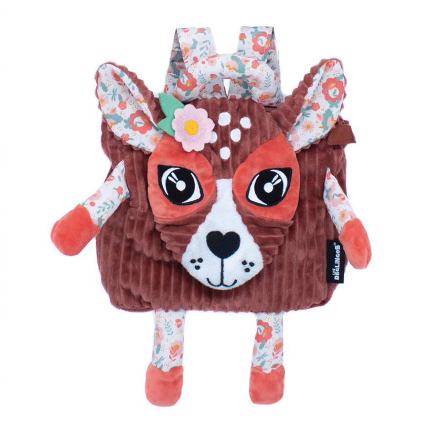 Sac à dos Mélimélos la Biche en velours  