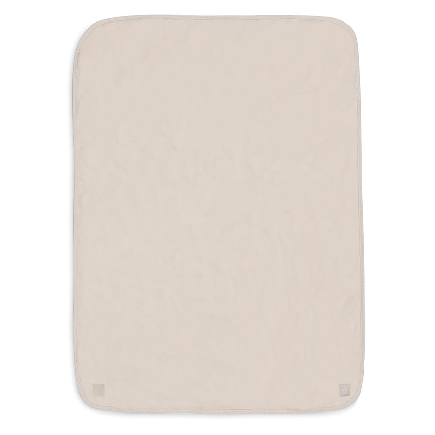 Couverture berceau 75x100cm Jersey/Sherpa Oatmeal 