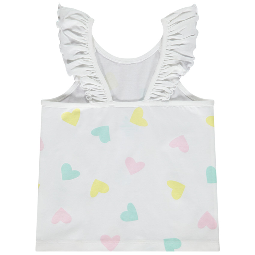 Débardeur à imprimé cœurs fantaisie et print pailleté Nala Disney pour bébé fille 