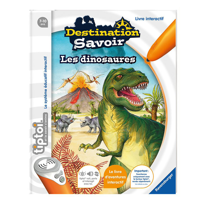Jeux de Connaissances Tiptoi - Destination Savoir - Les Dinosaures 