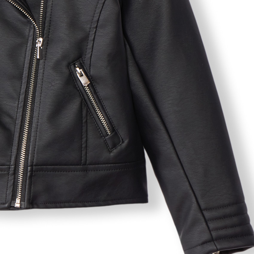 Perfecto en simili cuir doublé sherpa pour fille 