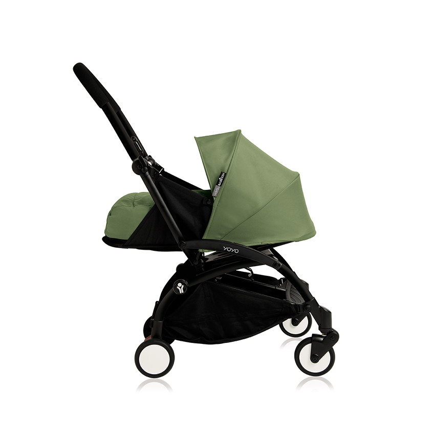 Poussette complète YOYO+ châssis noir - Peppermint 
