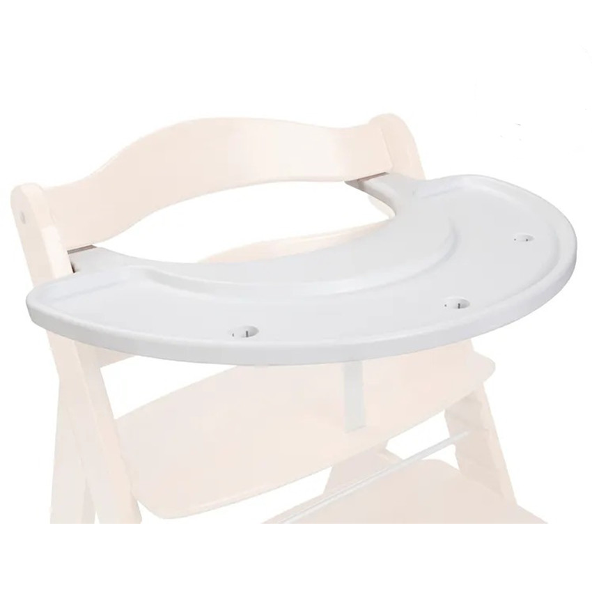 Plateau de jeu Play Tray pour chaise haute Alpha+ blanc - Blanc (HAUCK) - Image 3