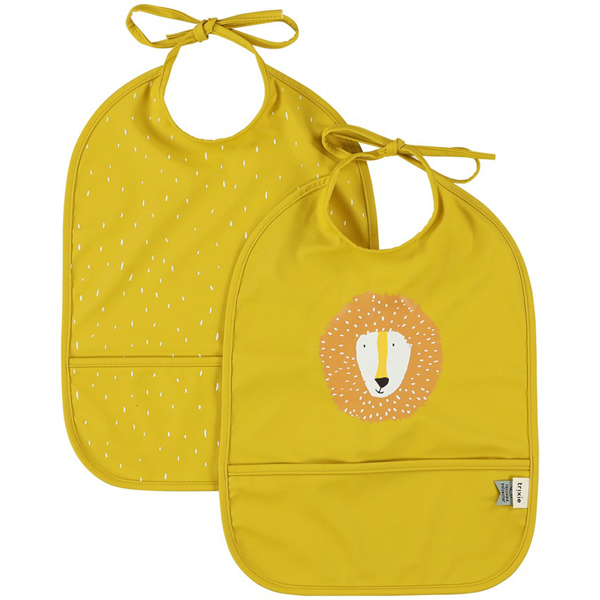 Set de 2 bavoirs imperméable Mr Lion 
