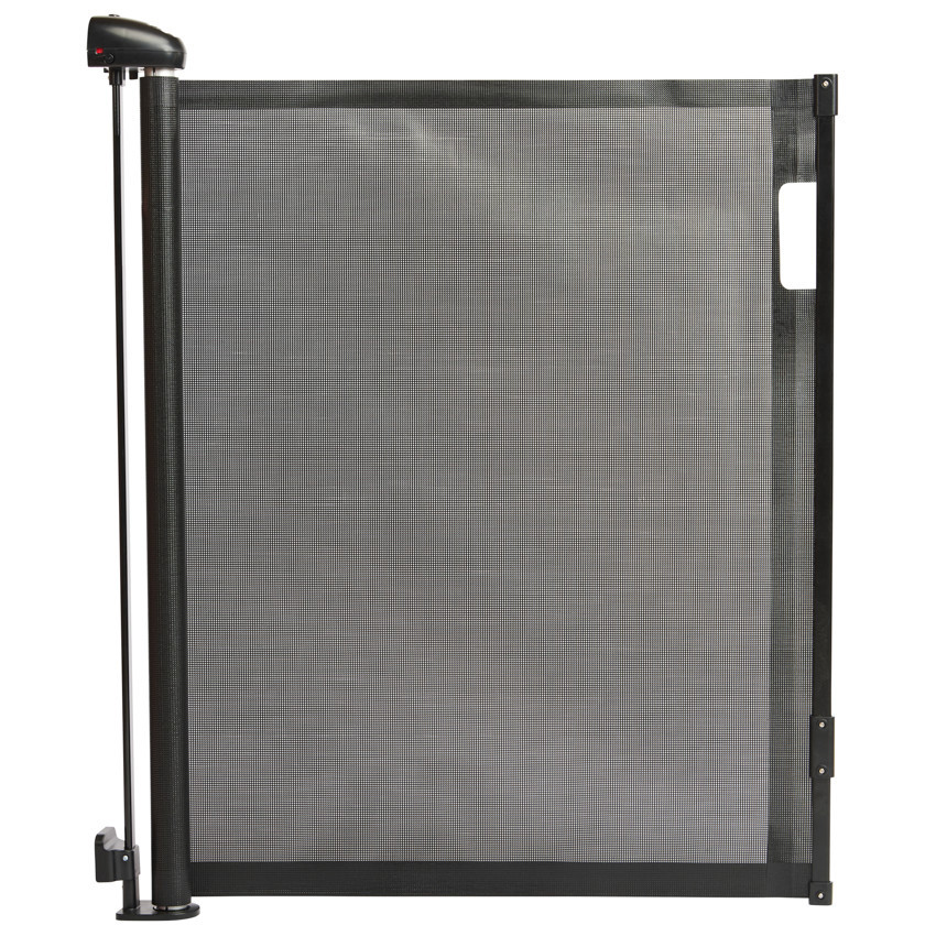 Barrière de sécurité rétractable 150 cm noir 