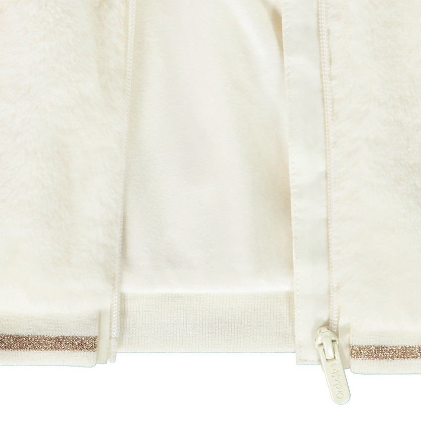 Bombers en fausse fourrure doublé sherpa pour fille 