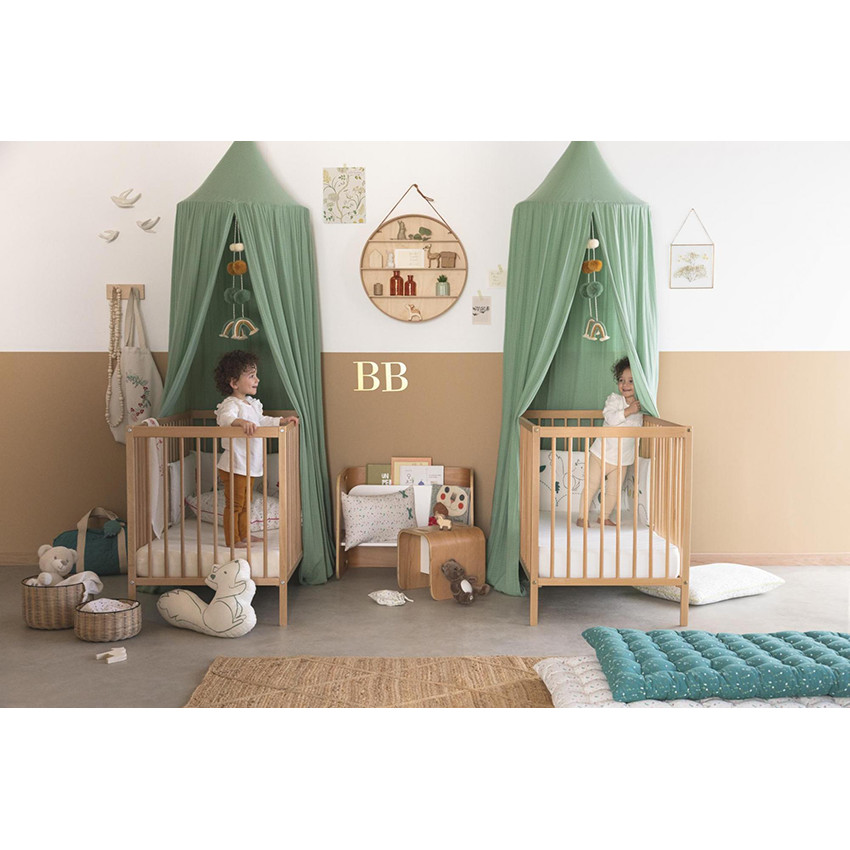 Sac week-end en coton forme polochon 