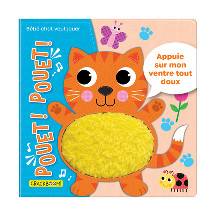 Livre Pouet ! Pouet ! Bébé chat veut jouer 
