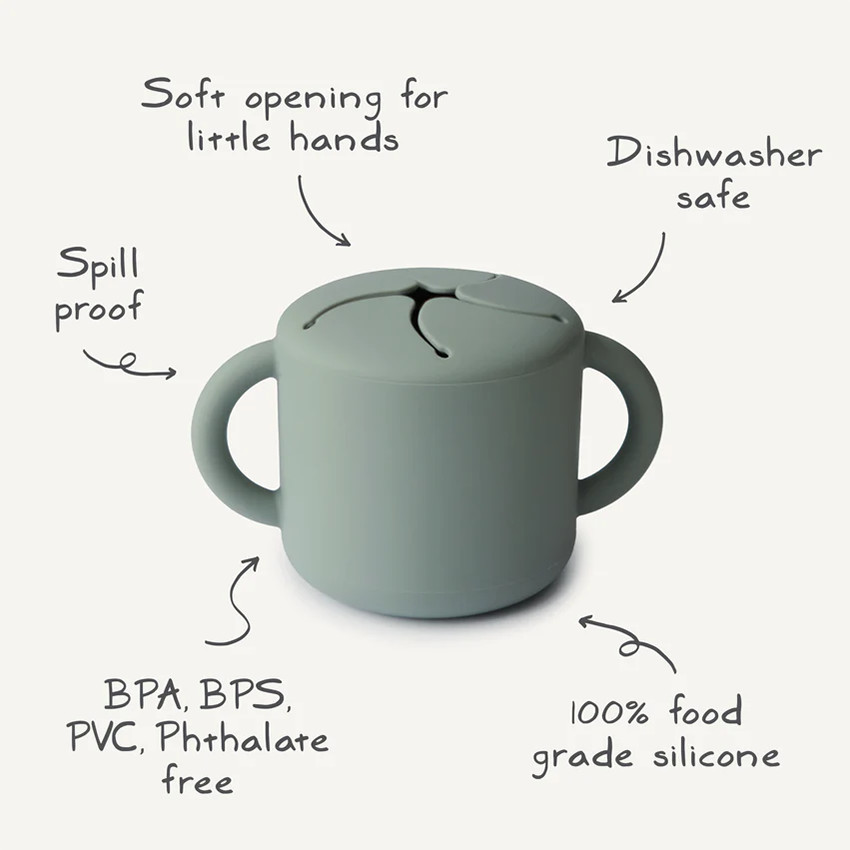 Tasse Snack silicone Cloudy Mauve 