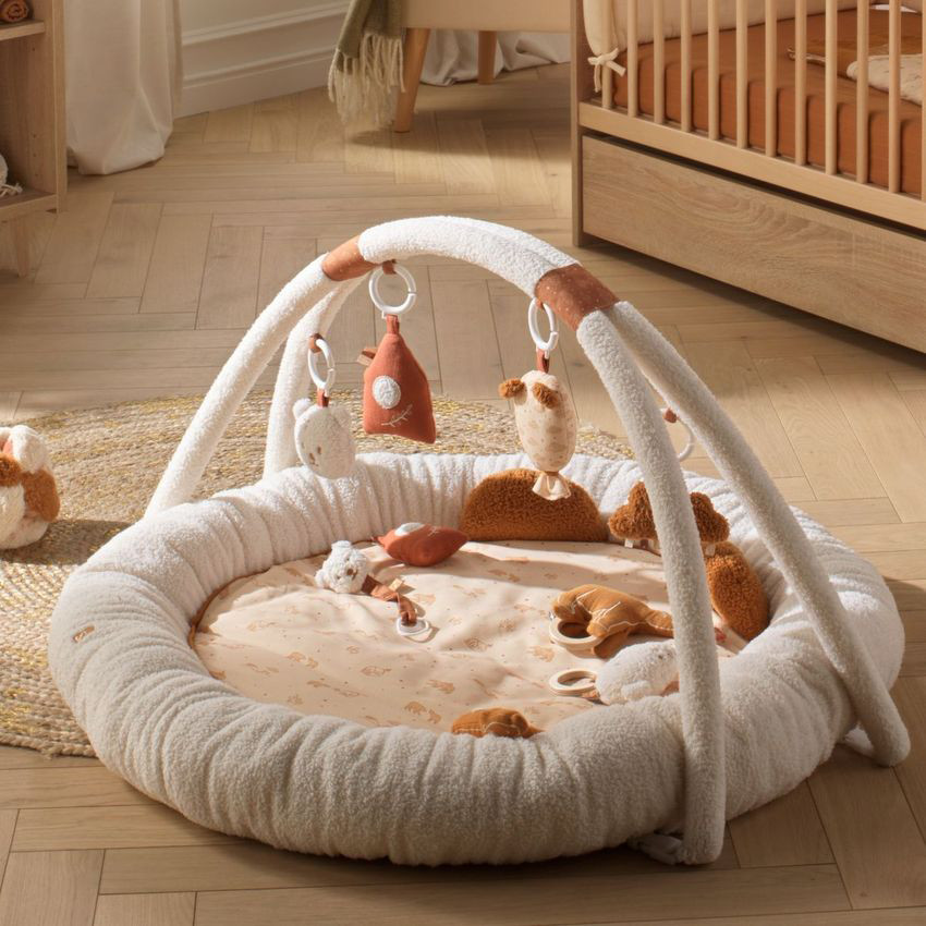 Tapis d'éveil sensoriel avec arches amovibles Orsino 