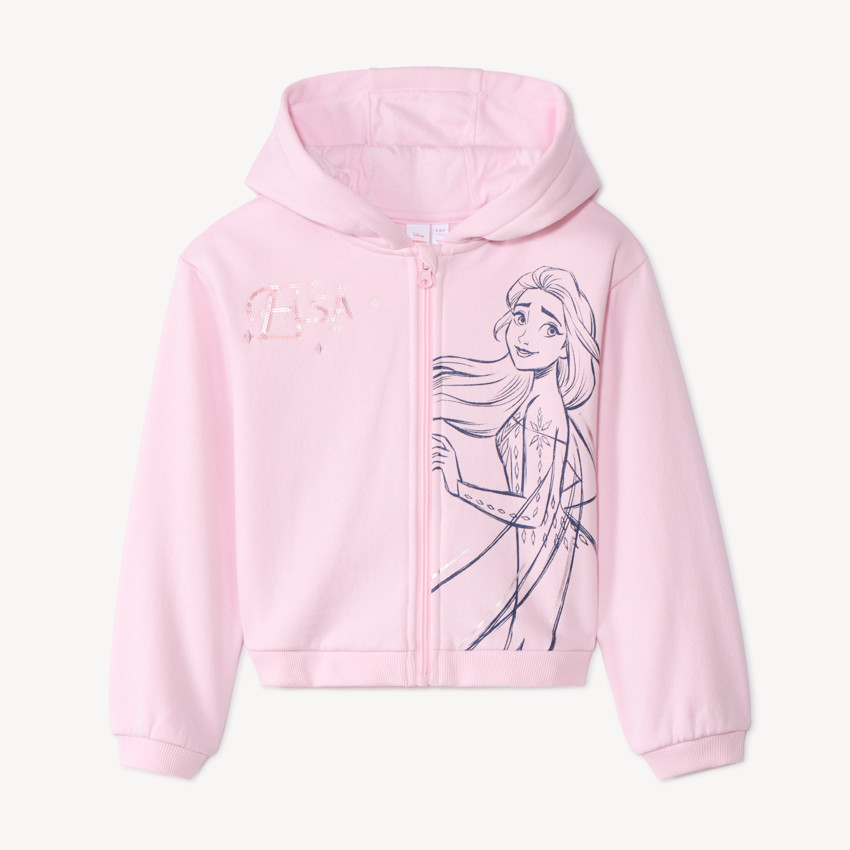 Gilet molleton à sequins Frozen Disney pour fille