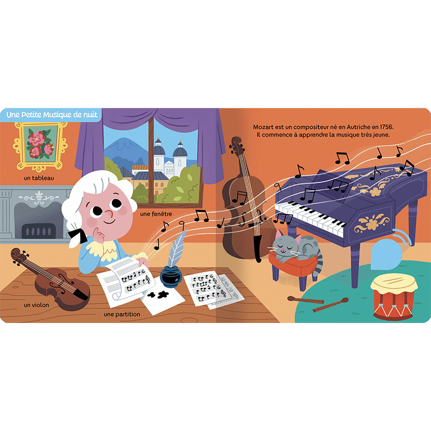 Livre sonore "Mozart" 1an+ 