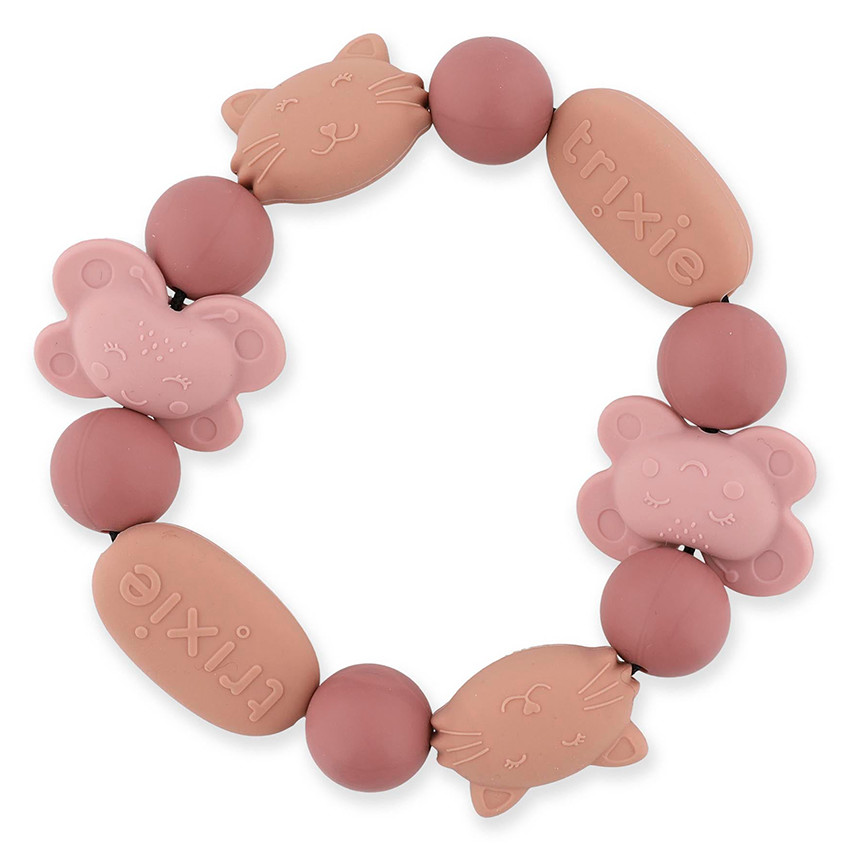 Anneau de dentition en silicone Mrs. Cat & Mrs. Butterfly