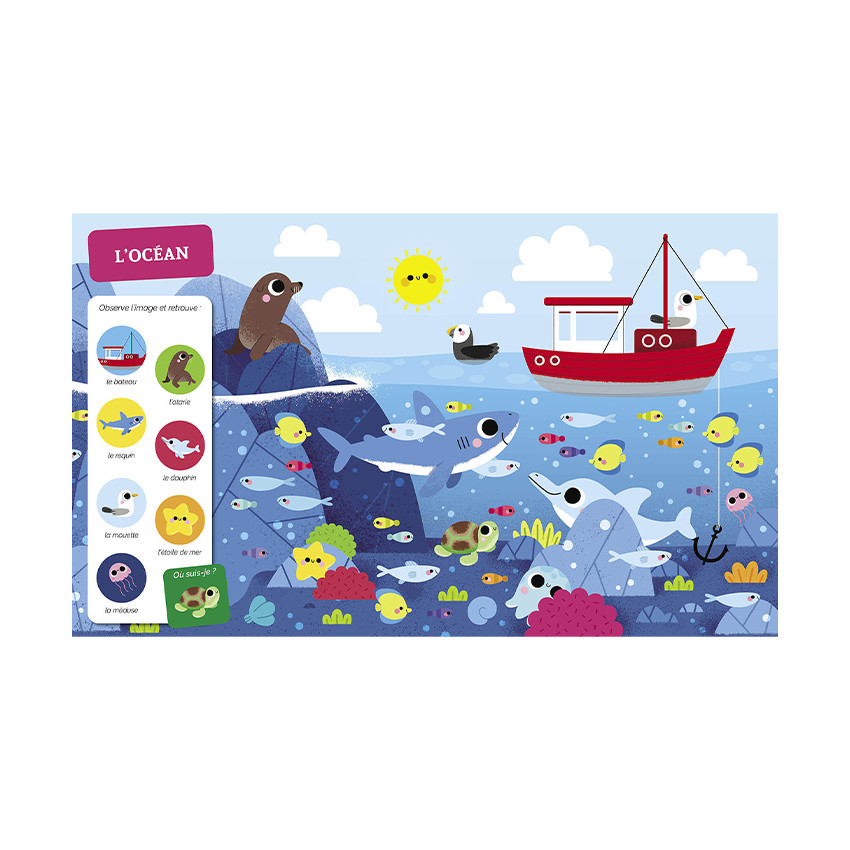 Livre "Cherche et trouve des tout-petits - Tous à l'eau" 