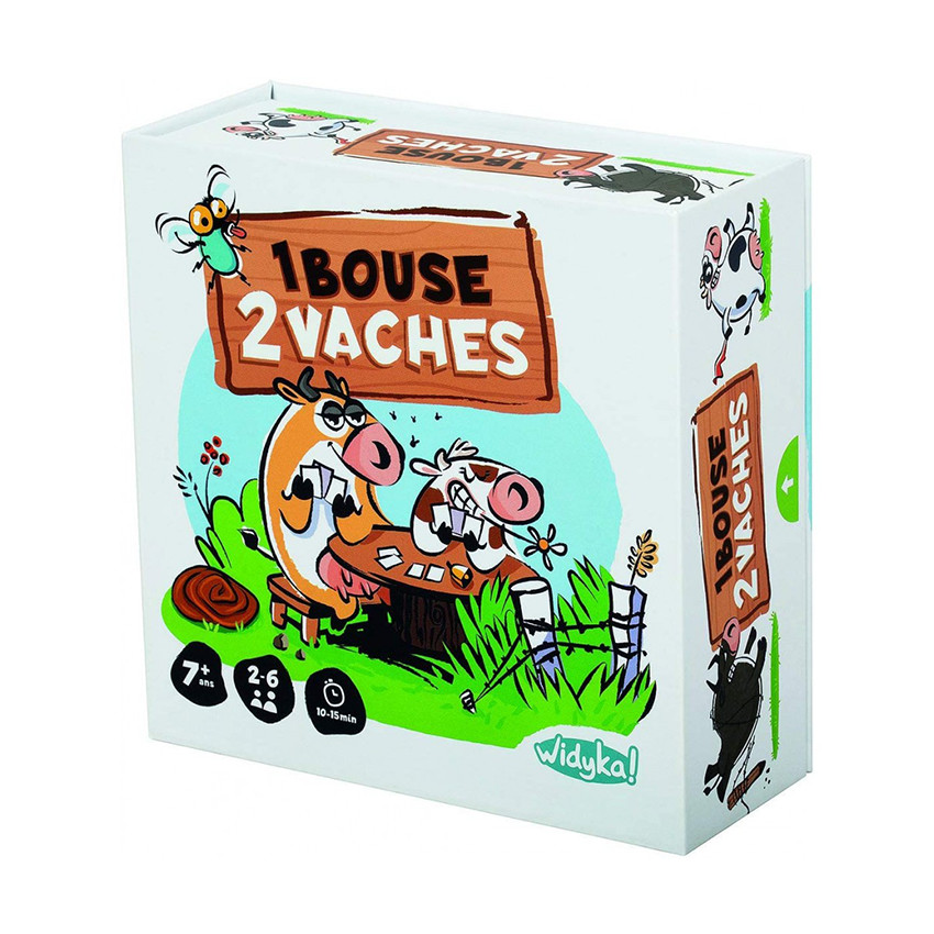 Jeu de bluff et de stratégie 1 Bouse 2 Vaches 