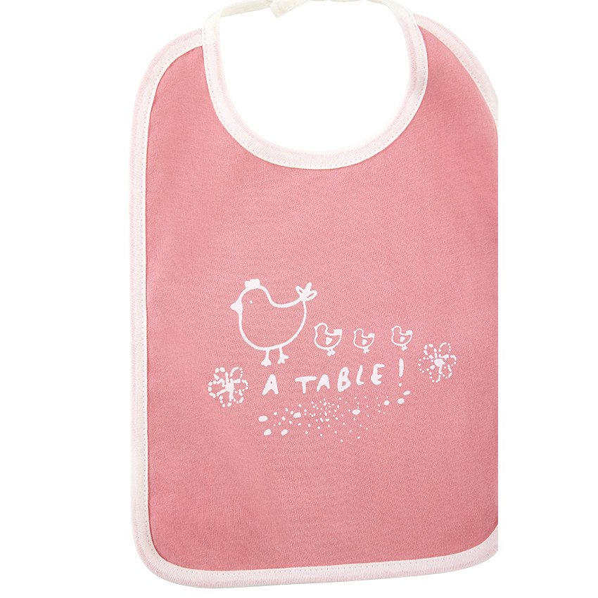 Lot de 5 bavoirs en éponge à nouer  