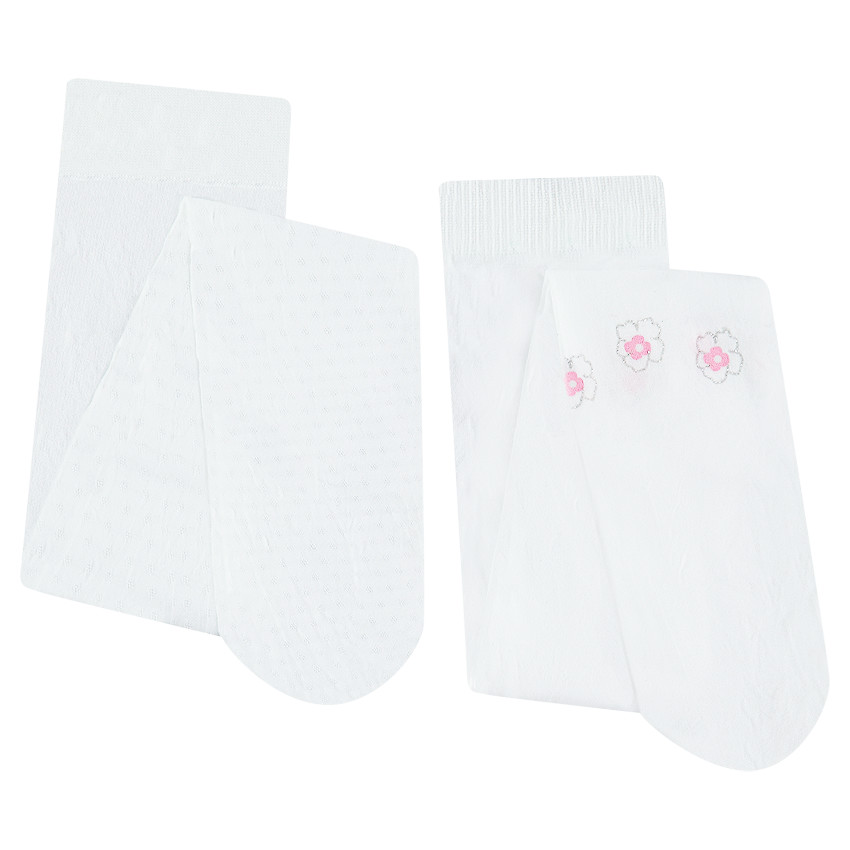 Lot de 2 collants à motif fantaisie 