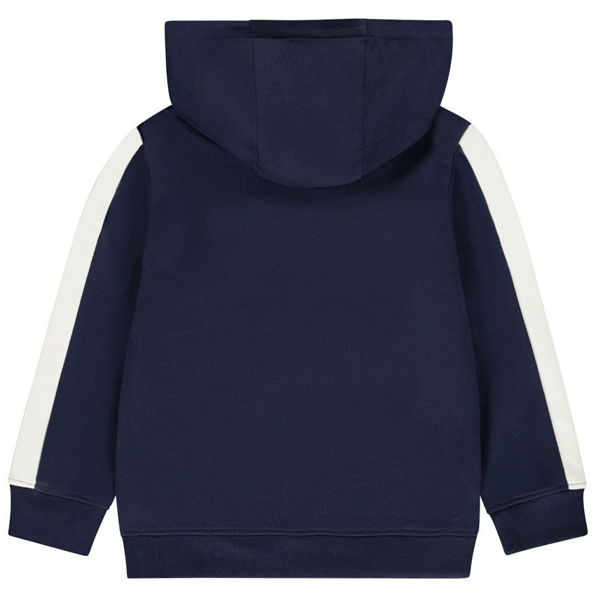 Gilet à print fantaisie en molleton et capuche pour garçon 
