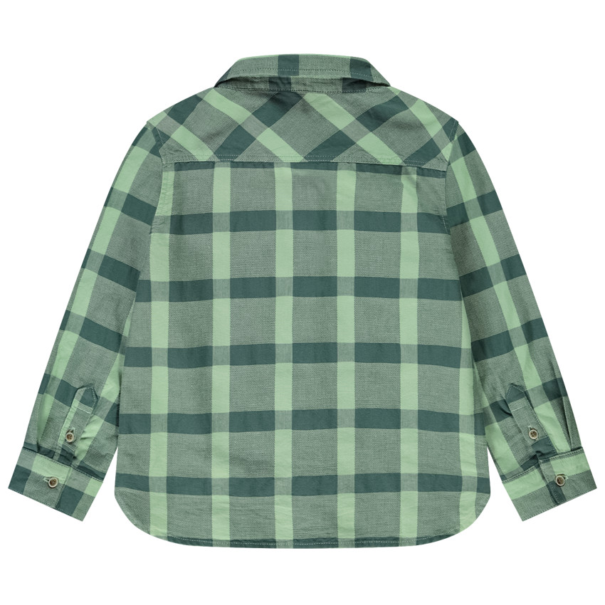 Chemise manches longues à carreaux pour garçon 