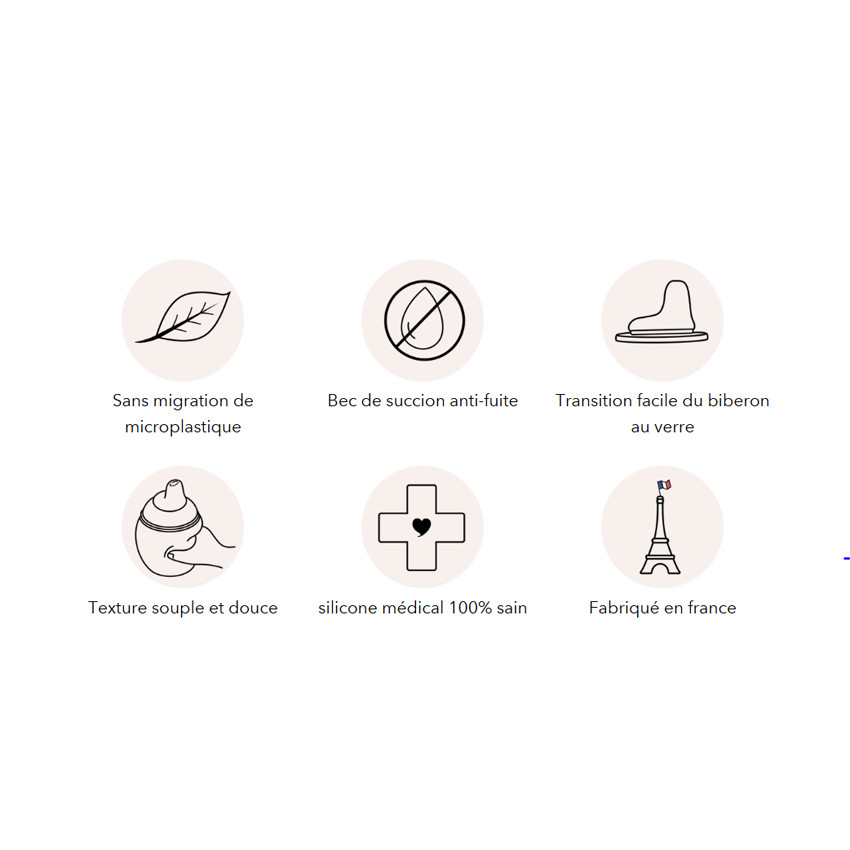 Tasse d'apprentissage Bubble anti-fuite silicone Graouu Pink - Rose (Élhée) - Image 2