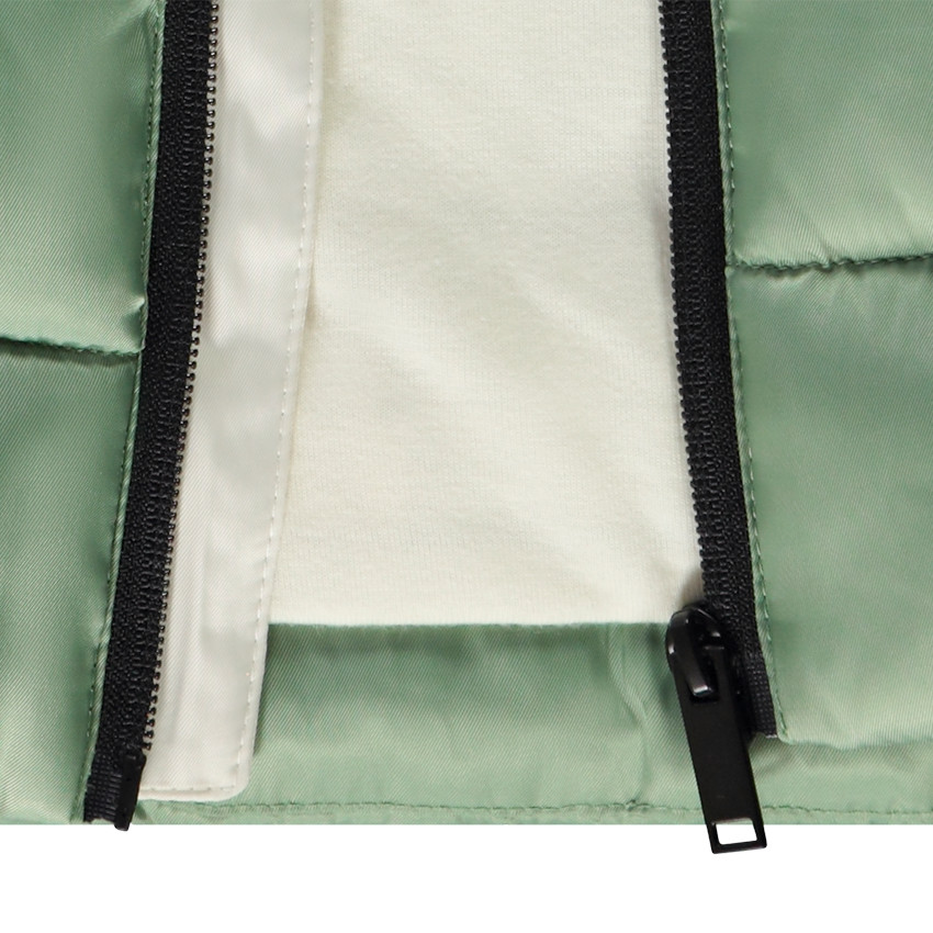 Doudoune sans manches matelassée et bicolore pour garçon 