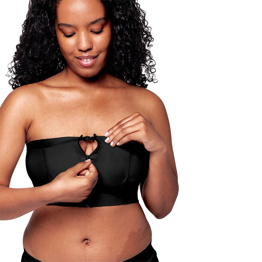 Bustier d'expression Hands-free L pour tire-lait noir 