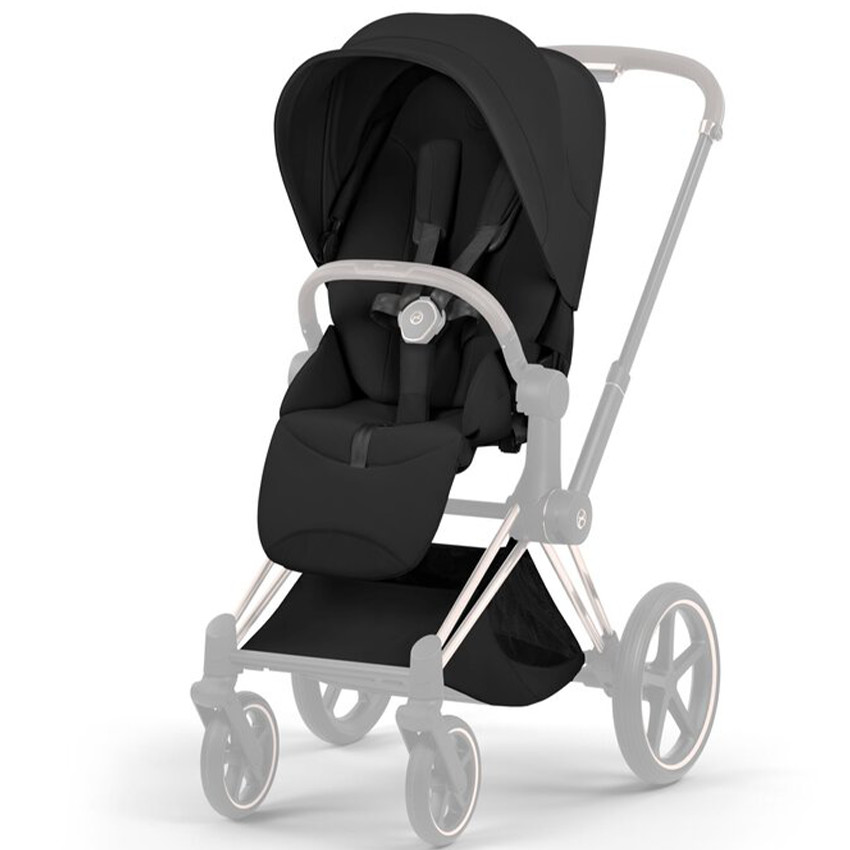 Habillage siège poussette Priam/e-Priam-Style Collection Sepia Black
