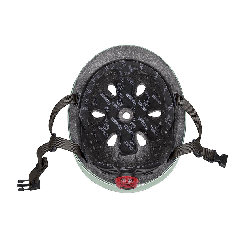 Casque de trottinette Go Up 45-51 cm avec LED sauge 