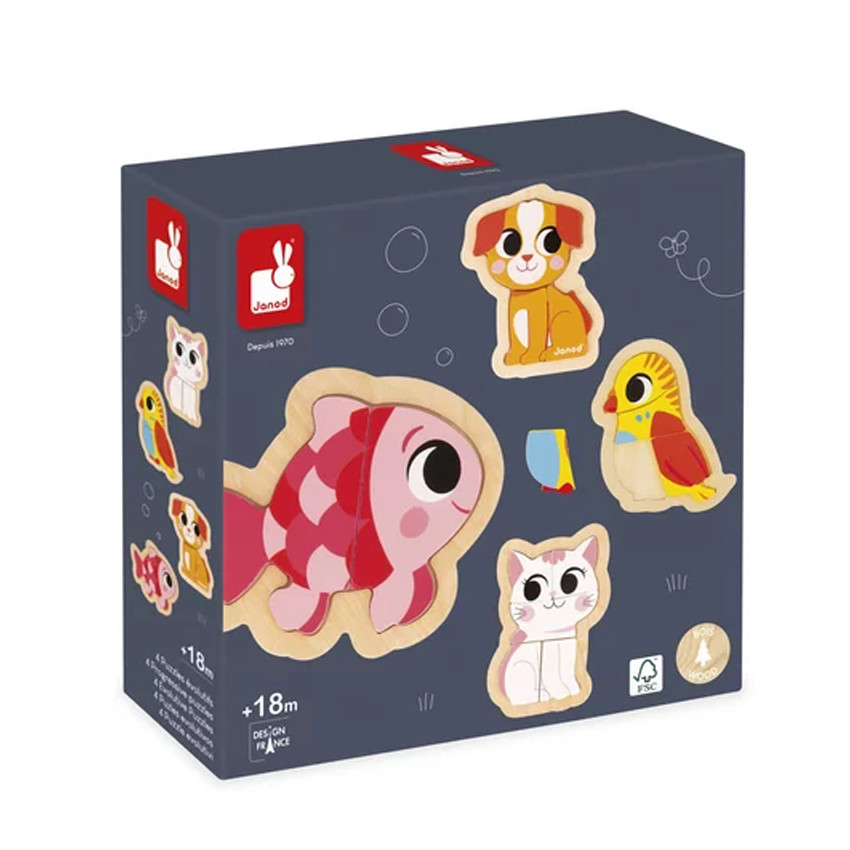 Puzzle évolutif Animaux de compagnie 