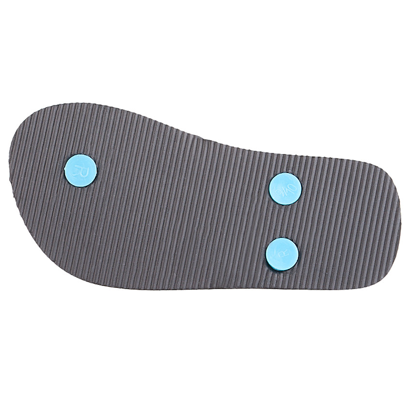 Tongs rayées avec bride contrastée du 28 au 35 