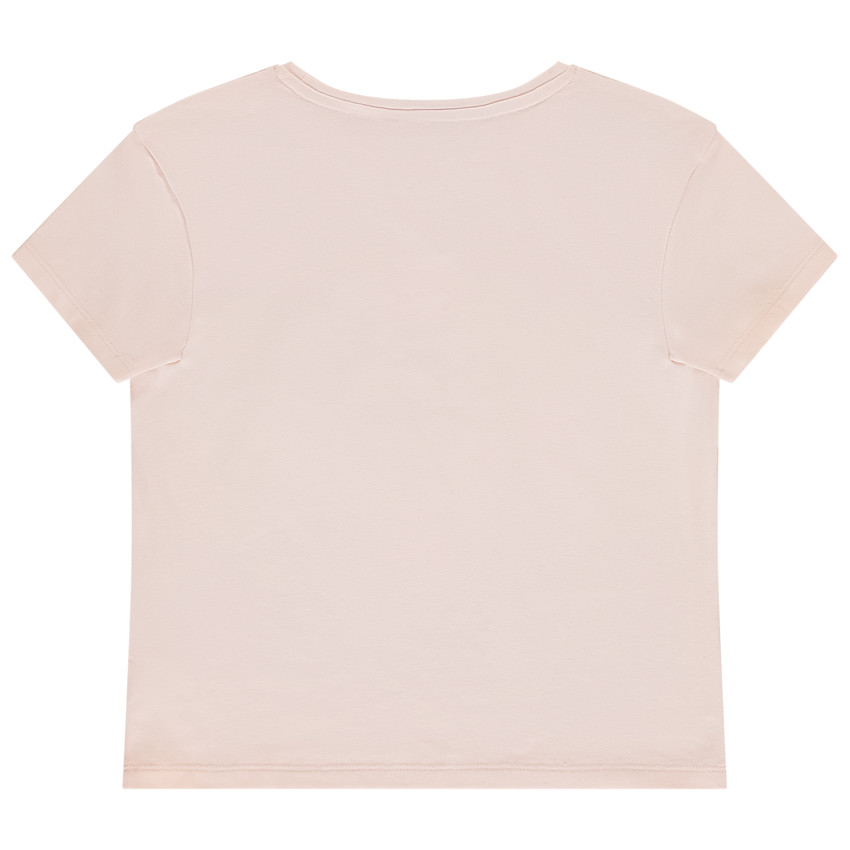 T-shirt manches courtes à broderie bouclette pour fille  