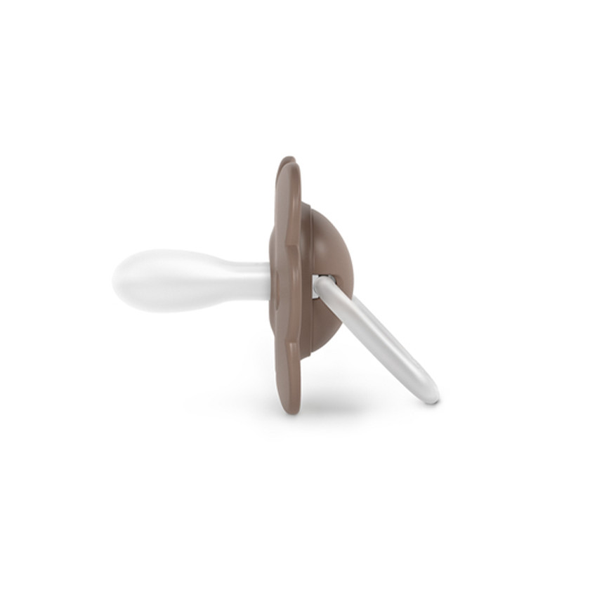 Sucette tétine physiologique silicone SX PRO Wonderland Papillon 6-18M décorée marron 